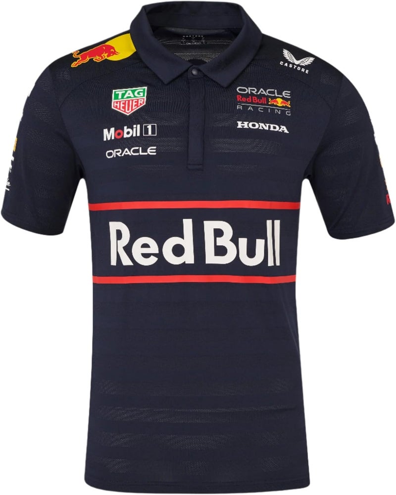 CASTORE قميص بولو فريق ريد بُل ريسينغ F1 للرجال 2025 - Image 1